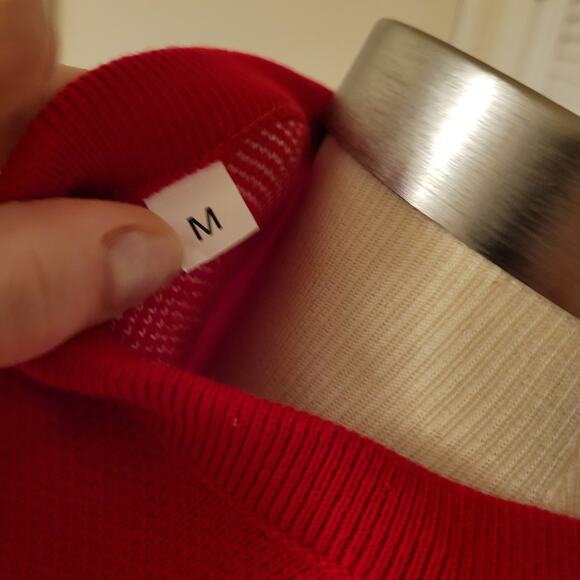 Nutella Holiday Sweater Unisex Medium Red Heart Jar Official Ugly Christmas - Picture 9 of 9